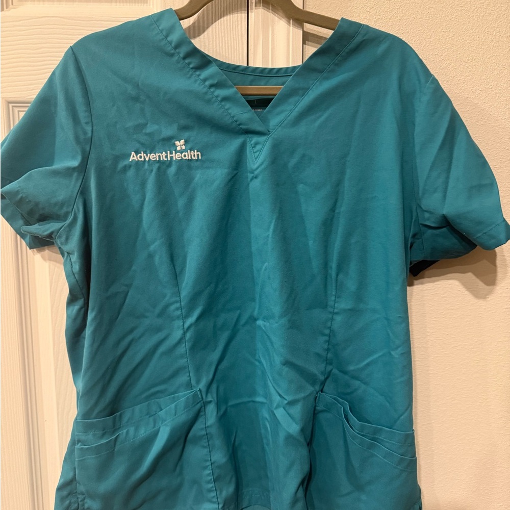 (3) THREE UA Flex2 Women's Teal Scrub Tops